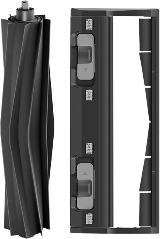 Brosse principale en caoutchouc et son capuchon, accessoires pour aspirateurs Ecovacs Deebot séries X1, X1e, OZMO, N8, T...