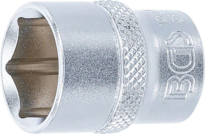 BGS Steckschlüssel-Einsatz Sechskant Antrieb Innenvierkant 10 mm (3/8") SW 16 mm - 10616