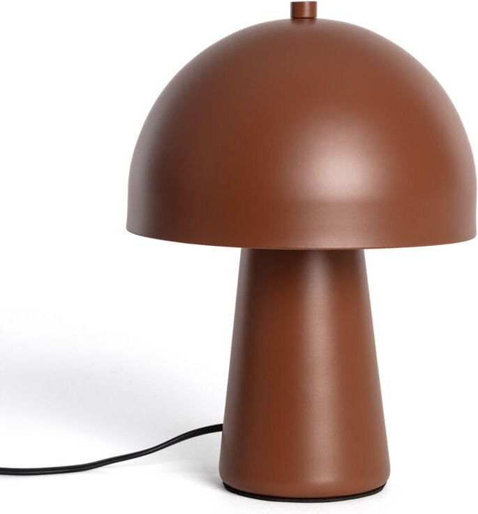 Ledkia - Tischlampe Metall Quinga Braun