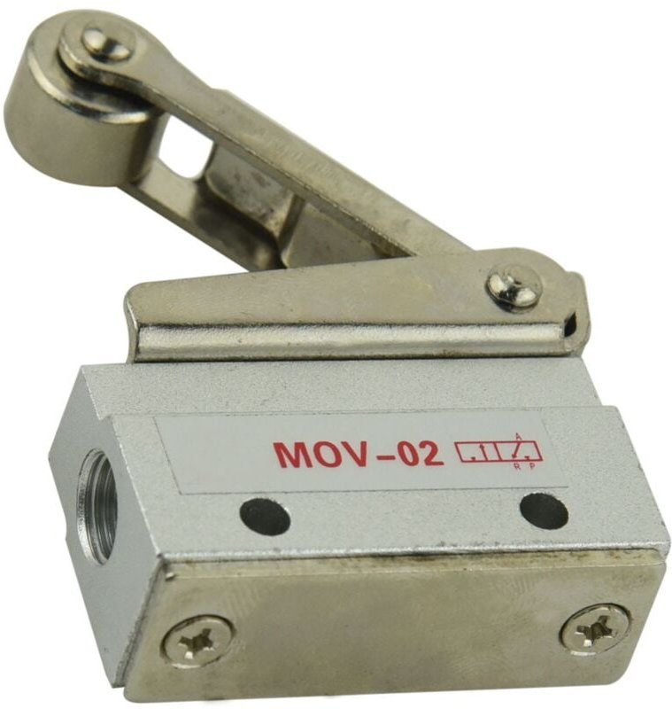 Tlily - MOV-02 8,5 mm 2-Positionen-3-Wege-Rollenhebel-Mechanisches Ventil