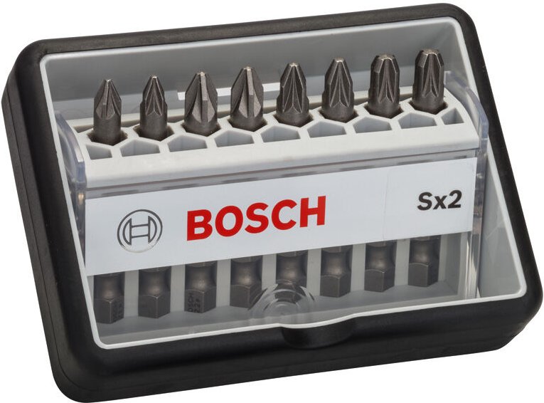 Schrauberbit-Set Robust Line Sx Extra-Hart 8-teilig 49 mm pz - Bosch