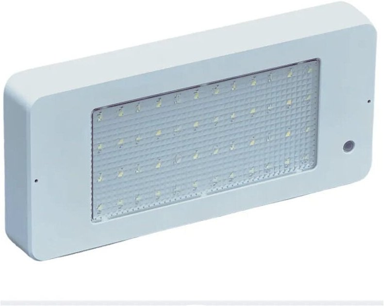 Applique solaire IP65, éclairage extérieur 800 Lm 6000K a++, détecteur de mouvement