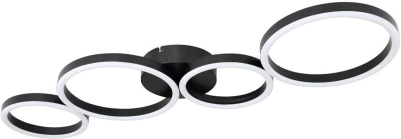 Thumbnail - Globo - Lighting led Deckenleuchte Venosa 88,5 cm, schwarz Deckenleuchte