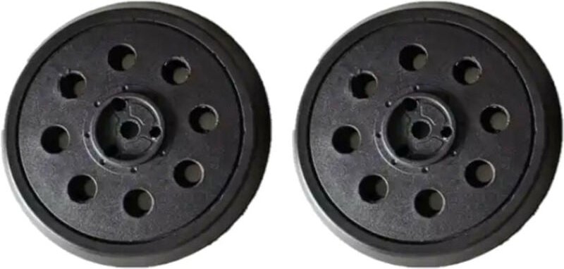 Trade-Shop 8-Loch 125mm Klett Haftteller Schleifteller kompatibel mit Bosch pex 12 a/ae, pex 125 a/ae, pex 125 A-1/A-2, ...