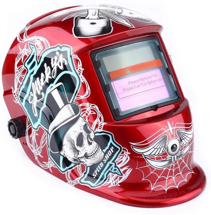 Ej.life - Automatik Schweißhelm, Farbe Solarbetriebener Schweißhelm mit automatischer Verdunkelung und automatischer Sch...