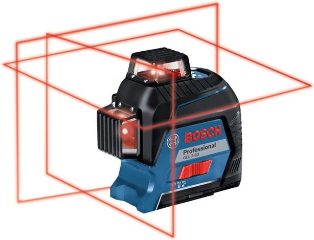 Bosch Linienlaser gll 3-80 Professional mit Schutztasche im Handwerkerkoffer