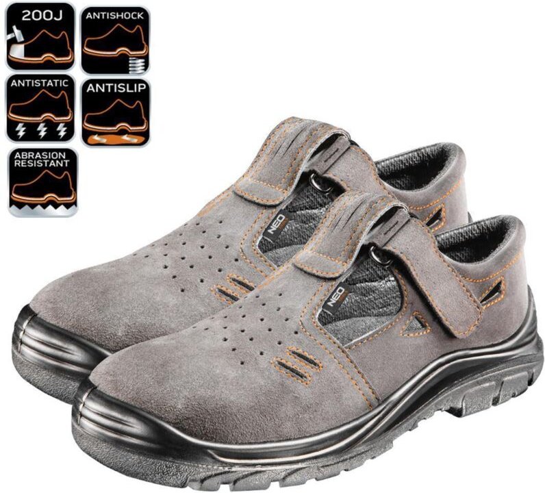 Sicherheitssandalen S1 sra Wilderleder 39