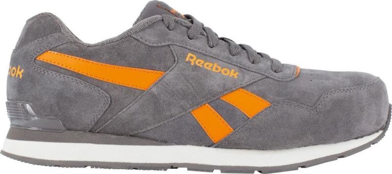 Reebok Halbschuh IB1091, grau-orange, S1P, Gr. 46