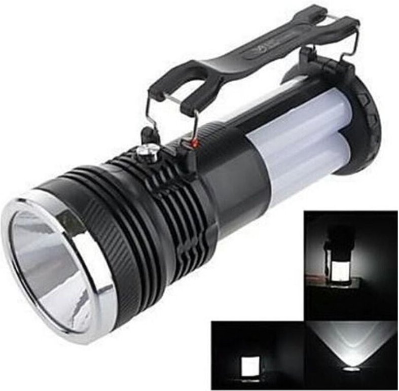 Trade Shop Traesio - Trade Shop - wiederaufladbare smd led laterne lampe taschenlampe solar panel energie YJ-2881T -