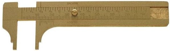 Knopfmaß Messing abgesetzt 80mm - Fortis