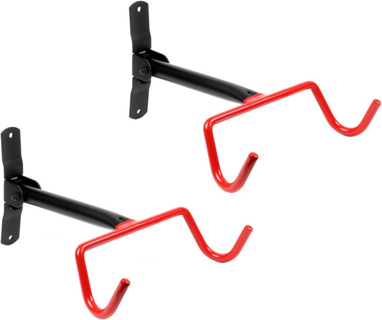Thumbnail - Xpotool - Wiltec 2er Set Fahrradwandhalter klappbar 40x27x20 cm bis 2x30 kg zur Rahmeneinhängung, Fahrradhalterung für B...