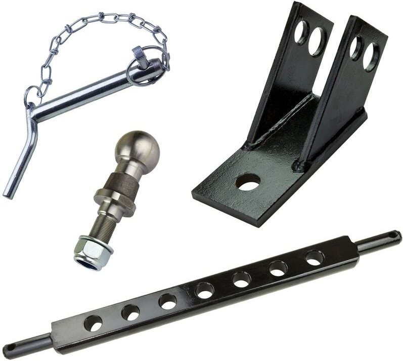 Dema - Drehsicherung mit Ackerschiene 720 mm Kat1 Kugelkopf Schlepper Anhänger Zubehör