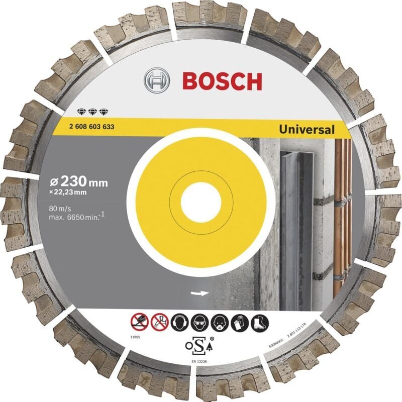 Diamanttrennscheibe Best for Universal, 300 x 25,40 x 2,8 x 15 mm -2608603635 - Bosch