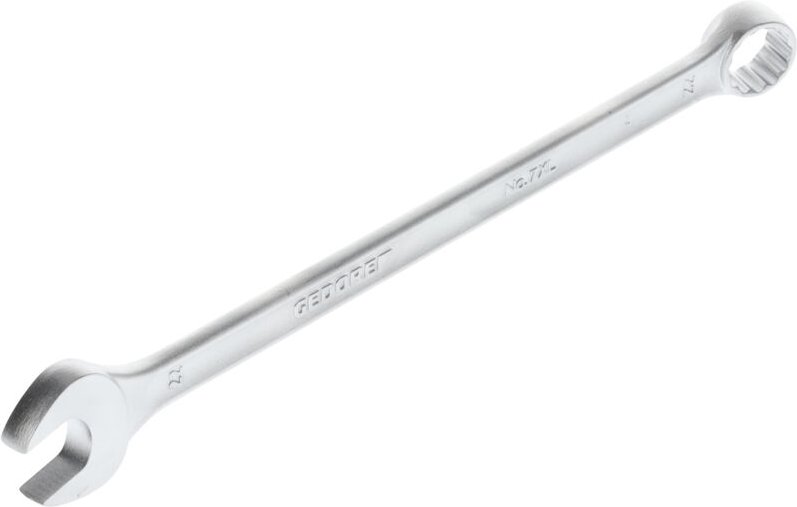 Thumbnail - Ringmaulschlüssel 7 xl sw 22 mm Länge 350 mm Form a extra lang CV-Stahl
