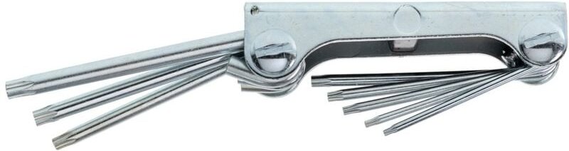 Scl 43 TX-80 Winkelschraubendreher-Satz im Clip 8-teilig tx T9-T40