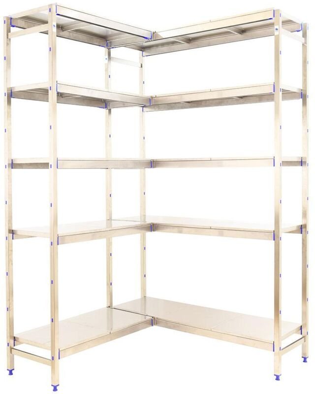 Simonrack Simoninox Corner 5SS Edelstahlregal 5 Etagen