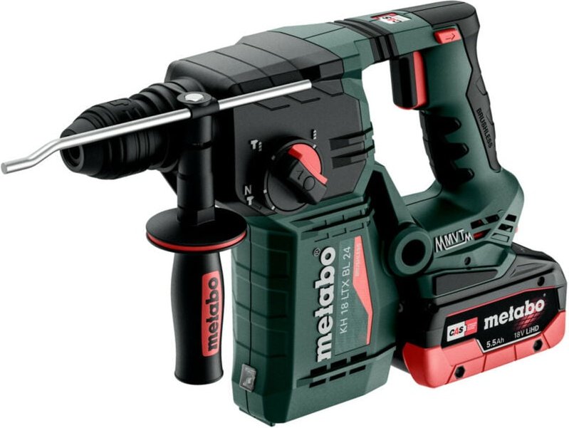 Metabo - Akku-Kombihammer kh 18 ltx bl 24 x 165 l 18V 2x5.5Ah LiHD + asc 145