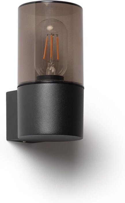 Wandleuchte Aussen Aluminium Solok Mattschwarz