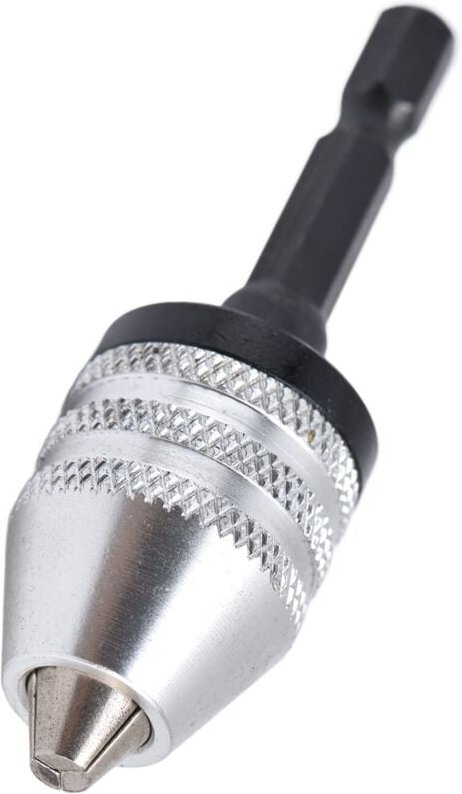 Sechskant-Bohrfutter, Schnellspann-Bohrfutter, 3-Backen-Adapter für 1/4"-Sechskantschaft (0,3–6,5 mm) für Schlagschraube...