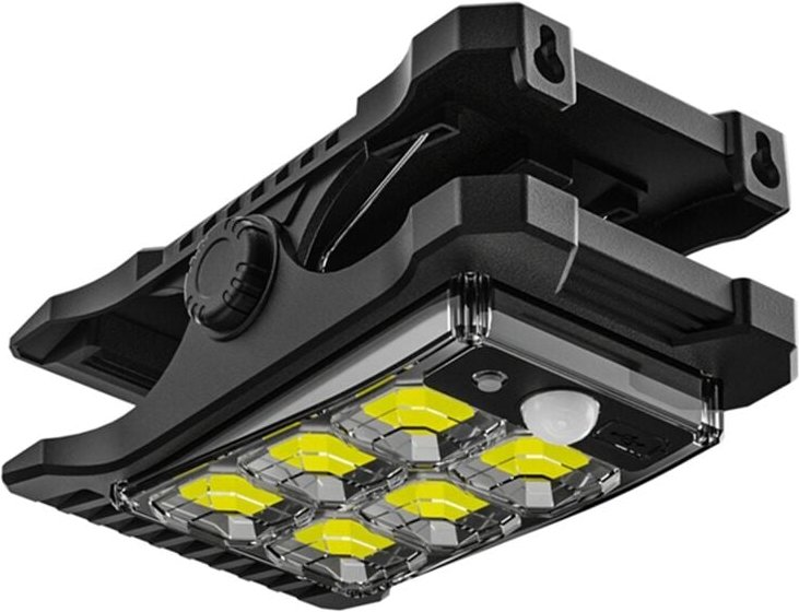 Solar Lade Garten Clamp Licht Bewegungsmelder Balkon Hof Wand Wasserdicht