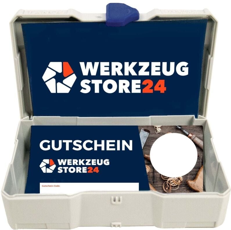 Ws24 - Geschenkgutschein Wert 20 € (Motiv Dunkelblau) - im Miniatur Systainer