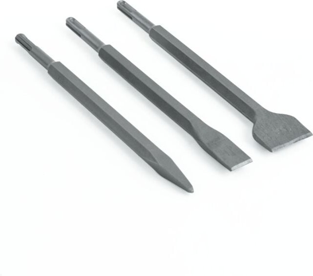 Gotools - SDS-plus Meisselsatz 3-tlg. (Spitz-, Flach-, Spatmeissel 40x250mm)