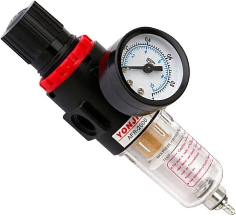 (18×4×4,5cm) Luftfilterregler, Kompressor-Wasserabscheider, Öl-Wasser-Abscheiderfilter, Öl-Wasser-Kompressorfilter, geei...