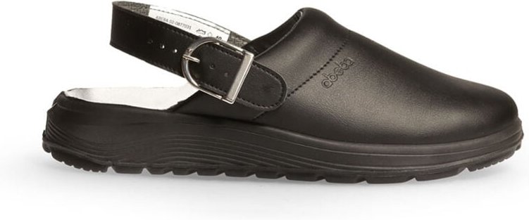Abeba (877031) Sicherheitsschuhe Clog Active OB mit Schnalle schwarz 48