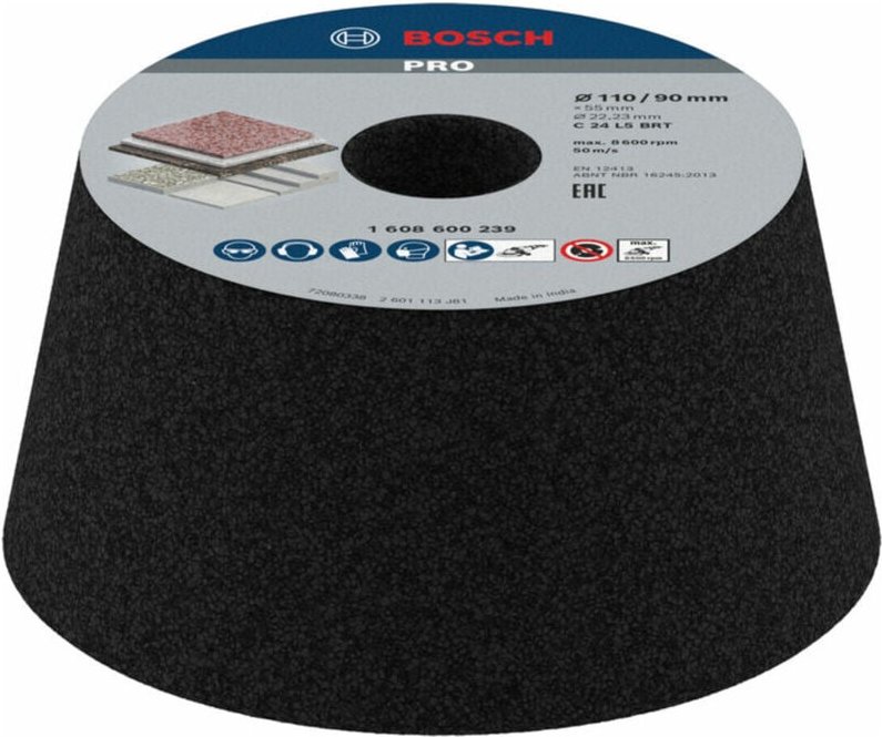 Pro Metal Konischer Schleiftopf, 90 x 110 x 55 mm, G24 - Bosch