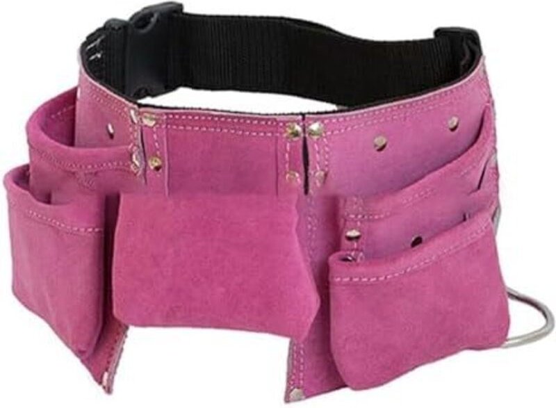 34 x 20 cm Leder-Werkzeuggürtel für Kinder, Leder-Werkzeuggürtel, Hüfttasche für Outdoor-Arbeitswerkzeuge aus Leder, Gar...