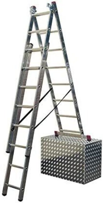 Thumbnail - Krause - 033369 Corda Alu Vielzweckleiter Treppenleiter 3x6 3,65m Mehrzweckleiter