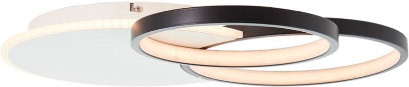 Thumbnail - Brilliant - Lampe, Davida led Deckenleuchte 54x47cm weiß/schwarz, Metall/Kunststoff, 1x 36W led integriert, (4700lm, 300...