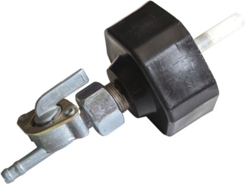 Wolpart - Ersatz Benzinhahn mit Buchse Schalter Kraftstoff Ventilhahn für Vibrationsstampfer uvm.