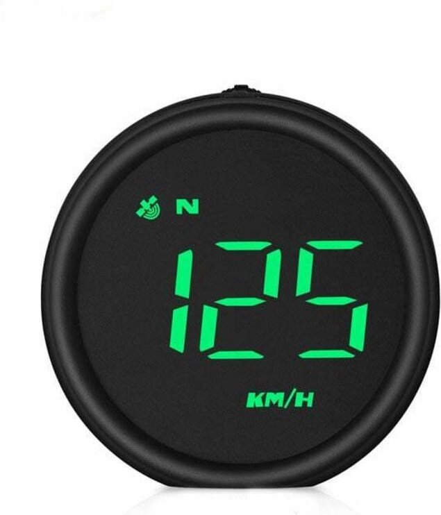 Ahlsen - Universeller Auto-HUD-Head-Up-Display-GPS-Tachometer mit Geschwindigkeit, Übergeschwindigkeitswarnung, Kilomete...