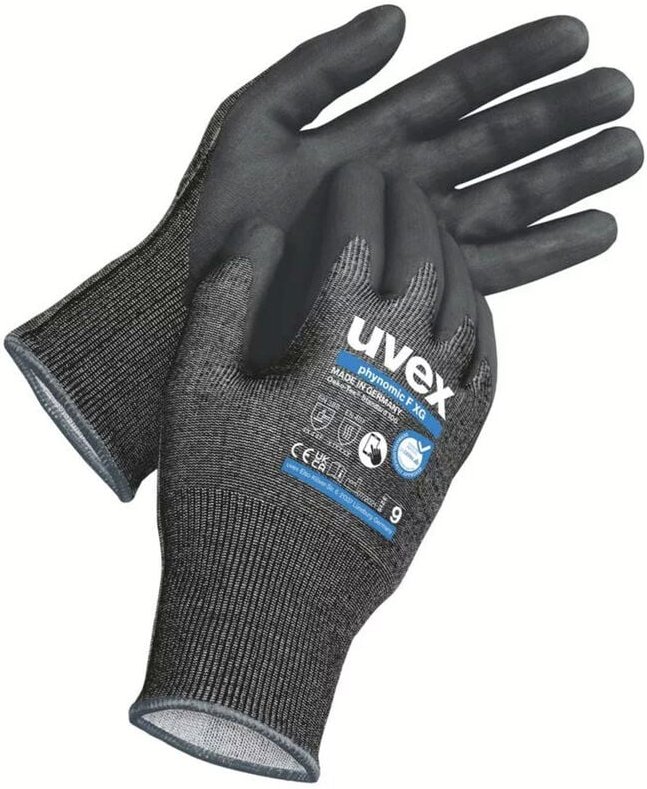 Uvex - phynomic f xg 6006809 Schnittschutzhandschuh Größe (Handschuhe): 9 en 388, en 511 1 Paar