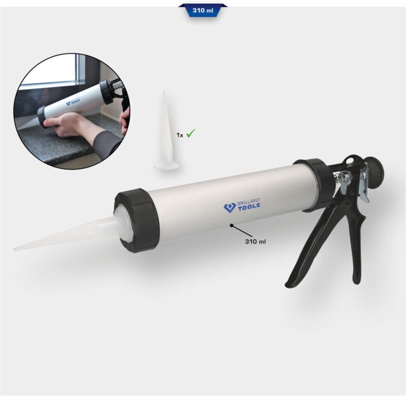 Brilliant Tools - Kartuschen-Pistole 310 ml - BT094901