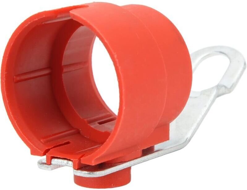 Anhängersteckerhalterung, universelles wetterfestes Schutzzubehör für 7- bis 13-polige Stecker (Rot)