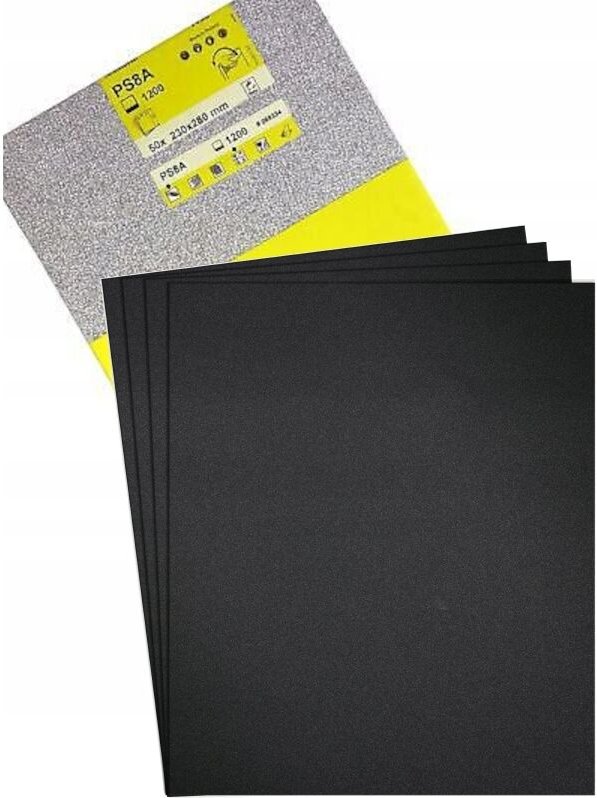 WASSERFESTES SCHLEIFPAPIER BLATT P1500 50 Stk