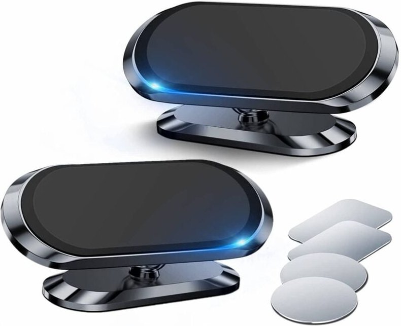 2er Set Magnetische Handyhalterung Auto kfz Handyhalter 360° Drehung Magnet Auto Handyhalterung