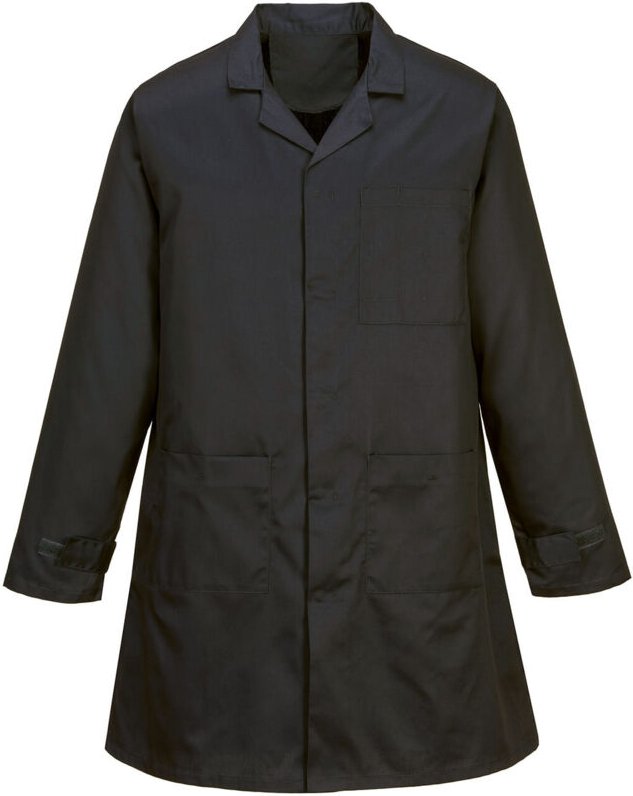 Antistatische Esd-Bluse – Größe XL – Schwarz – Portwest