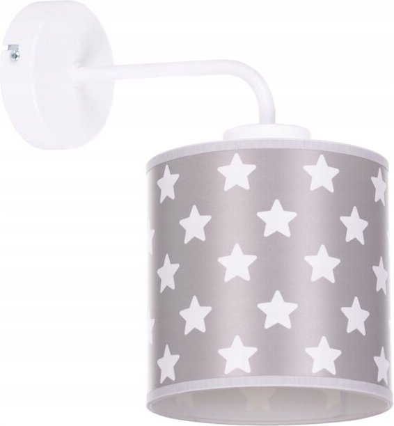 Moderne Wandleuchte mit Lampenschirm, White Stars