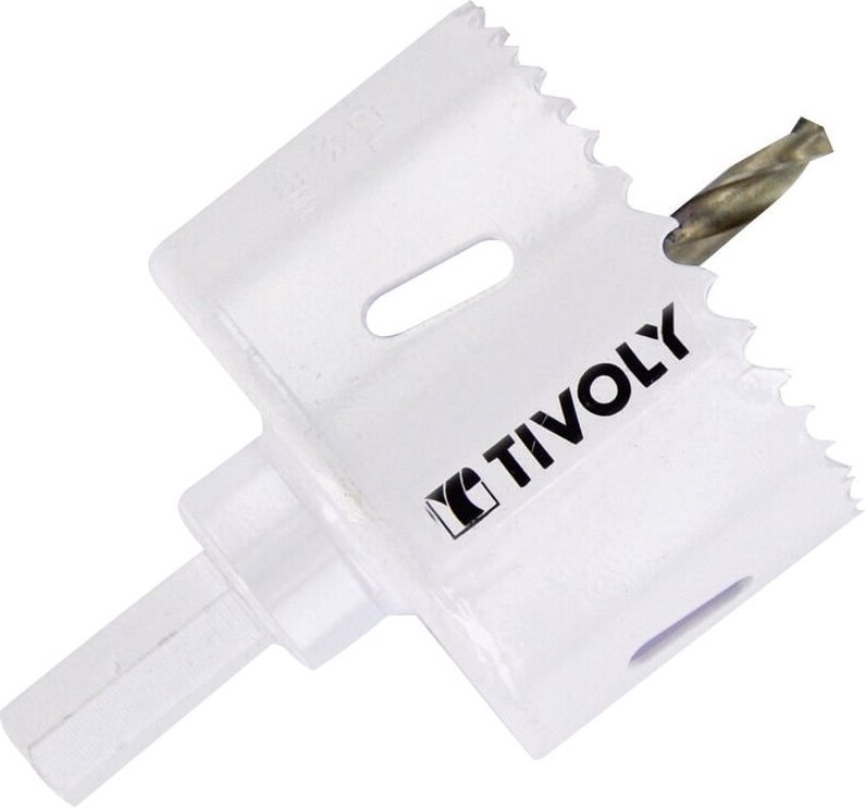 Bimetall-HSS-Monoblock-Lochsäge • Ø44 mm • Zahn mit variabler Teilung • Zum Bohren in Metallen - Tivoly