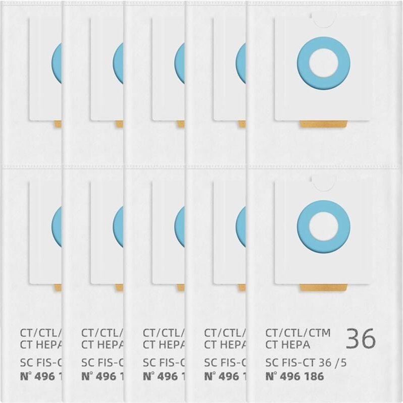 Thumbnail - Staubsaugerbeutel 496186 für Festool Selfclean ct 36 / ctm 36 e/ctl 36 e cleantec Serie Mobilstaubsauger Großraum-Filter...