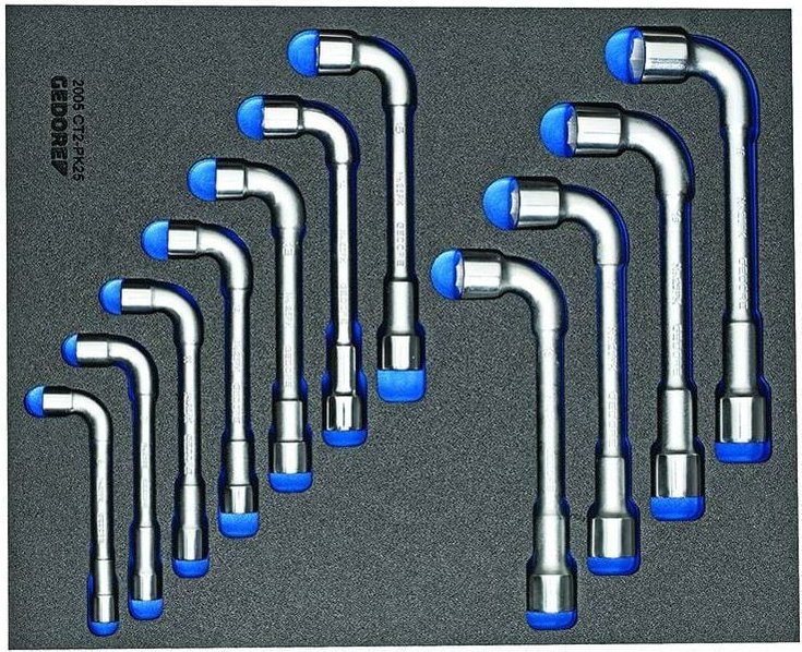 2005 CT2-25PK Doppelsteckschlüssel-Satz in Check-Tool-Modul, 11-teilig