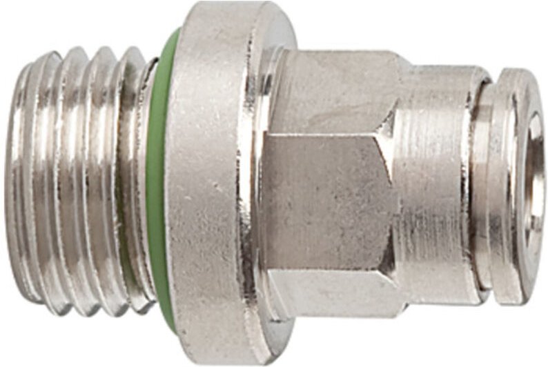 Gerade Steckverschraubung »metallica«, M5 a., Schlauch-Ø 6 - Riegler