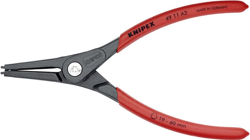 49 11 A2 Präzisions- Sicherungsringzange f. Außenringe 180 mm - Knipex