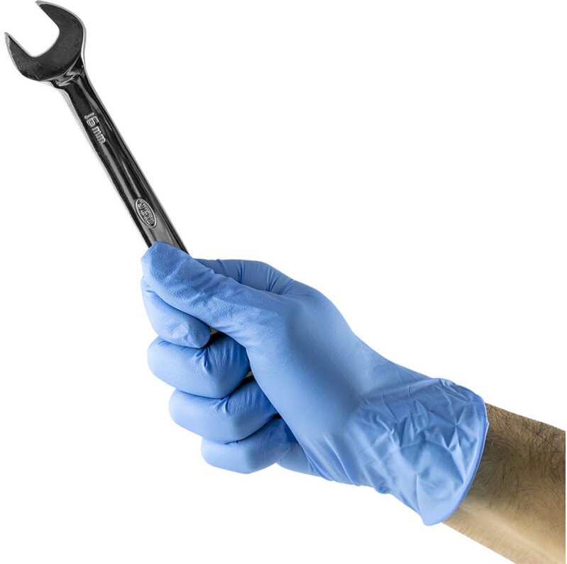 Blaue einweghandschuhe aus nitril grösse xl JBM 53986