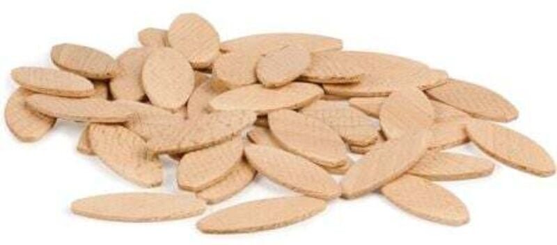 Tischlerqualität Lamello Typ 10 Flachdübel Buchenholzverbinder Verbindungsplatten, 100 Stück (53 x 19 x 4 mm)