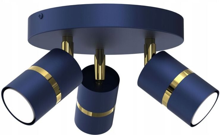 Runde Deckenleuchte Spot Gold Gu10