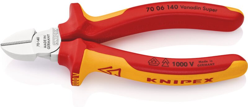 Vde Seitenschneider isoliert 140mm (70 06 140) - Knipex